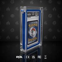Étui de présentation magnétique en acrylique transparent pour cartes gradées, protection anti-poussière pour collectionneurs PSA TCG