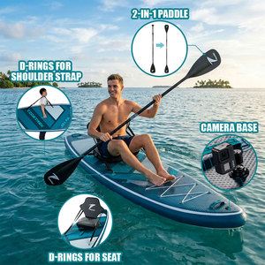 TIDETREK 11'6" 35" Certificado CE con Asiento de Kayak, <span class=keywords><strong>Tabla</strong></span> de <span class=keywords><strong>Paddle</strong></span> Surf, <span class=keywords><strong>Tabla</strong></span> de Surf Inflable, <span class=keywords><strong>Tabla</strong></span> de Surf - Product Image 2