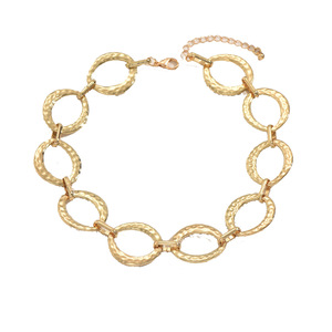 Geometric Circular <b>Ring</b> Zinc Alloy <b>Necklace</b> For Party Fashion Chains - Product Image 5
