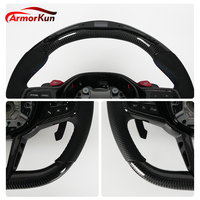 Volant sport en cuir et fibre de carbone de haute qualité pour M3 M4 M5 F10 F30 F18 F35 Gchassis 3 branches