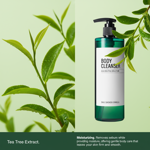 Gel de Baño Exfoliante Diario de 400 ml con Árbol de Té y Ácido Salicílico para el Acné, AHA BHA PHA, Limpiador Corporal Milagroso para Eliminar el Acné en 30 Días - Product Image 6