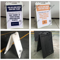 DD Manufacturers Grosir Papan Tanda A-Frame Outdoor, Papan Tanda Trotoar Custom, Papan Iklan, Stand Poster