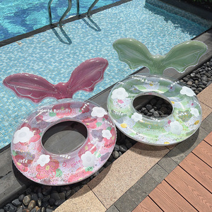 Flotador Inflable con Diseño Floral para Piscina y Parque Acuático, Unisex para Adultos, Flotador Grueso de PVC - Product Image 4