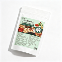 Sachets de thé aux herbes naturelles OEM, mélange Dix Trésors Ginseng Goji Maca, sans caféine, emballage personnalisé, marque privée, 5g x 10