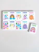 Tuiles de Mahjong de Luxe pour Filles - Écologiques, Portables et Durables, Résistantes à l'Eau avec Emballage Personnalisé pour Fêtes et Divertissements