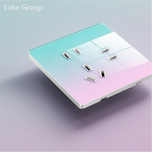 Panel de vidrio templado, utilizado para interruptores de pared, interruptores de luz, interruptores de timbre sólidos, utilizado para la construcción de cocinas. - Product Image 5