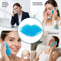 Compresse de glace réutilisable non toxique pour les lèvres, compatible congélateur et micro-ondes, pour le soulagement de la douleur, la réduction du stress et les fournitures de thérapie de réadaptation