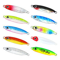 Hessen Long Casting Assist Hook Metal Jig 15g-25g Leurre de jigging vertical pour Morue, Carpe, Perche, Brochet, Lucioperca - Pêche en eau salée/sur glace