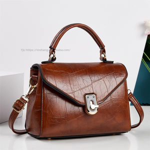 Nouveau sac à main élégant pour femmes, sac à bandoulière contrasté avec fermeture éclair - Product Image 2