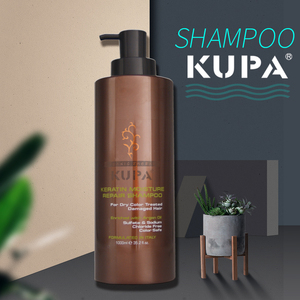 Shampoo réparateur à la kératine et aux protéines sans sulfate KUPA en gros, traitement capillaire lissant hydratant pour cheveux brésiliens - Product Image 3