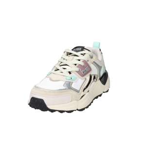 Zapatillas Garner Zoe para Mujer de Colmar, Blancas y Beige, Tacón de 4 cm, Lona, Zapatos Modernos - Product Image 3