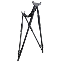 Bâton de tir à 4 pieds en alliage d'aluminium avec tubes en fibre de carbone de 1,5 m, accessoires de montage de lunette, support de chasse extérieur
