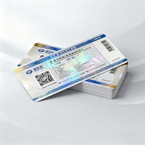 Bons Cadeaux de Luxe Anti-contrefaçon Billets Feuille d'Or Hologramme UV Filigrane Restaurant Bons de Réduction en Espèces Papier - Product Image 3