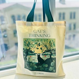 Sac fourre-tout en toile de jute et coton écologique de haute qualité, recyclable, avec logo personnalisé, poignée et impression tendance pour promotions - Product Image 3
