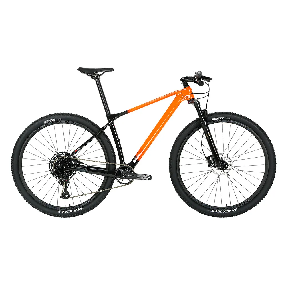 NOUVEAU MODÈLE 29 27.5 pouces vélo de montagne de descente en fibre de carbone à suspension intégrale de l'usine OEM Bicyclette en carbone