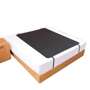 Drap plat en cuir PU brodé simple et conducteur, 400TC, respirant, doux pour la peau, durable, pour tous les âges, maison, hôtel, hôpital - Product Image 4