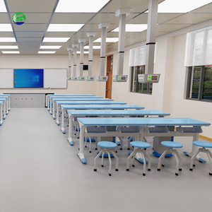 Mesa <span class=keywords><strong>de</strong></span> Laboratorio <span class=keywords><strong>de</strong></span> Física Moderna para Escuelas y Hospitales con Panel Ajustable, <span class=keywords><strong>Banco</strong></span> <span class=keywords><strong>de</strong></span> <span class=keywords><strong>Trabajo</strong></span> Resistente a la Corrosión para Uso en Laboratorios Educativos - Product Image 1