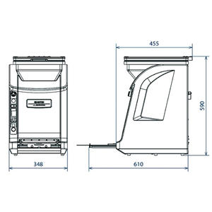 Máquina ahorradora de tiempo para sushi Autec ASM 865 Máquina para hacer hojas de arroz para restaurantes y bares de sushi - Product Image 5