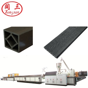 Machine à fabrication de panneaux muraux PE WPC, en bois et plastique, pour revêtement externe de <span class=keywords><strong>maison</strong></span>/pré-assemblée/petite <span class=keywords><strong>maison</strong></span> - Product Image 4