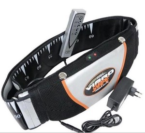 Ceinture amincissante <span class=keywords><strong>Vibro</strong></span> Shape avec fonction chauffante en cuir PU pour la perte de poids et le massage du corps - Product Image 1