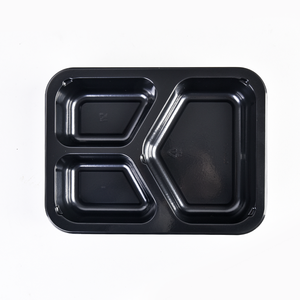 3 vano CPET ciotola da forno ovinable Takeway Packaging to Go vassoi per lo smaltimento contenitori per alimenti Airlin CPET vassoio - Product Image 5