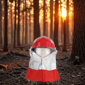 Casque de lutte contre les incendies forestiers léger, isolation thermique, feuille d'aluminium, résistant aux hautes températures, protection de la tête pour les secours, vente en gros - Product Image 2