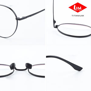 最新のチタン製カラフルクラシックフレーム デザイナーズ メンズ レディース 老眼鏡 光学眼鏡フレーム 眼鏡 日本 - Product Image 2