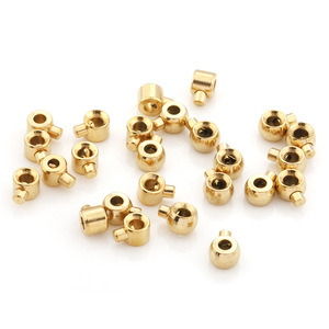 Cierre de Joyería de Acero Inoxidable, Cuentas Redondas y Cilíndricas para Hacer Pulseras, Accesorio H1571 - Product Image 1