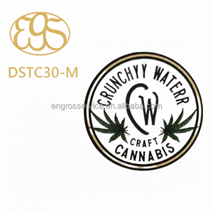 Pegatina redonda de vinilo de 1 pulgada, D25 mm con logotipo de diseño personalizado A prueba de agua - Product Image 1