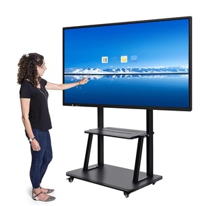 Hiseeview <b>Portable</b> All-in-One Interactive Smart Whiteboard 10-Point Touch Screen <b>TV</b> Intel I3 4G RAM 32-98" Sizes for University - Product Image 4