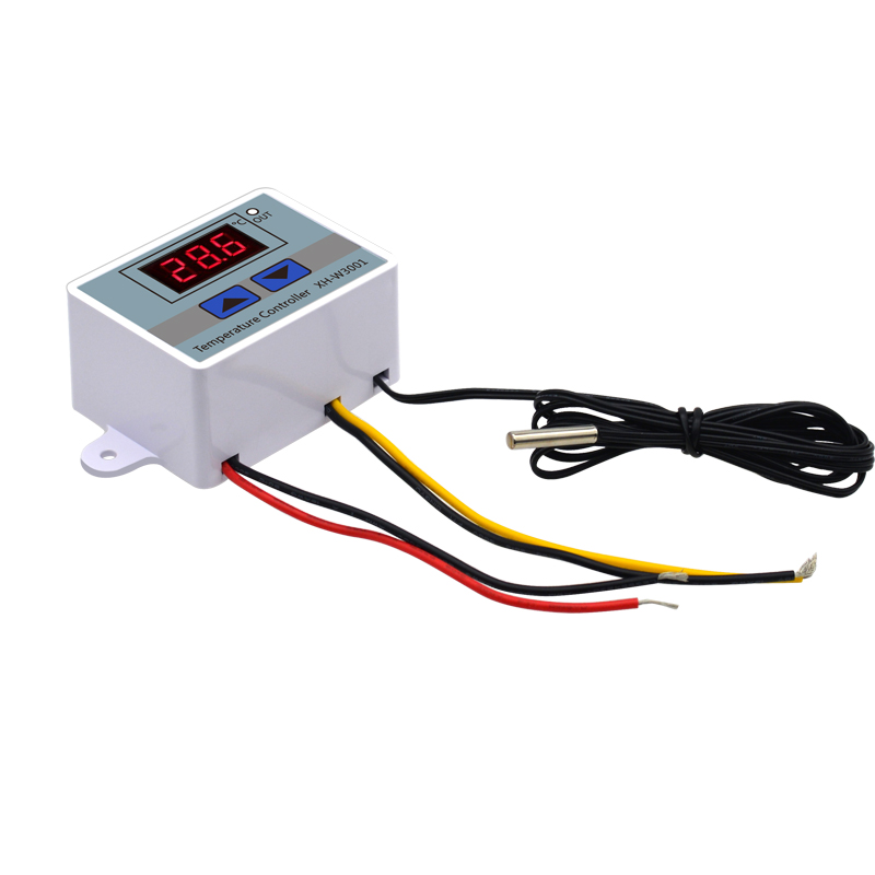 DC 48V W3001 Digital Led Temperature Controller 10a Thermostat Control Switch Probe Xh-w3001 Xh 3 Months 60*45*31mm 10A Relay(图1)
