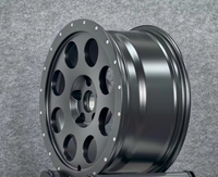 Jantes Sera en acier noir de haute qualité pour 4x4 tout-terrain, 15, 16, 17 pouces, équilibrage strict, remplacement, neuves, usine chinoise