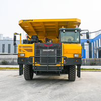 Camion benne minier Shantui SK135 à grande capacité de charge pour le transport de la roche superposée en carrière et les travaux miniers