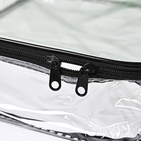 Sac de rangement en PVC durable pour vêtements, couvertures et édredons, étanche, anti-poussière, autoportant avec fermeture éclair et marquage à chaud