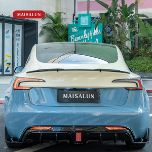 Gloos Black Battle Edition Style Spoiler Car <strong>Part</strong> for Tesla Model 3 Spoiler - Product Image 5