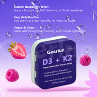 Vente en gros OEM : Film dissolvable naturel de Vitamine D3 K2 pour la santé immunitaire et osseuse – Bandes buvables de Vitamines D