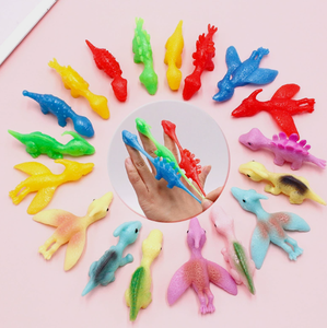 Juguete de tirachinas de dedo, Juguete de dinosaurio de pared pegajoso para aliviar el estrés, para el desarrollo de habilidades creativas y diversión, Crazy Turkey - Product Image 3