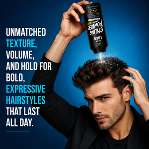 Poudre coiffante pour hommes OEM, ajoute du volume, fini mat naturel, application facile et rapide, sans résidus, facile à transporter. - Product Image 5