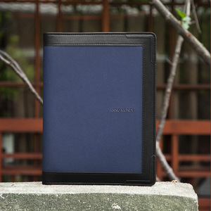 Organizador de Cuero/Agenda/Diario/Cuaderno de Hojas Sueltas Bicolor Cacao y Café para Negocios - Product Image 2