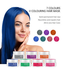 Customization Private Label Oem/Odm cura dei <span class=keywords><strong>capelli</strong></span> Colour balsamo Cruelty-Free Semi-permanente colorante <span class=keywords><strong>per</strong></span> <span class=keywords><strong>capelli</strong></span> colore maschera - Product Image 1
