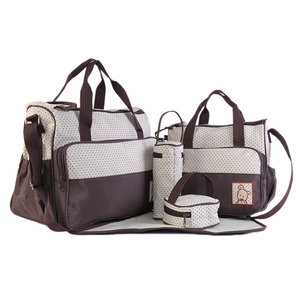 Grande capacidade portátil viagem mamãe fralda, mochila multifuncional impermeável organizador de fraldas do bebê mudando cama - Product Image 3