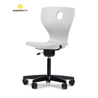 Chaise d'Écolier Moderne Personnalisée pour Salle de Classe, Ergonomique, avec Pieds en Métal et Hauteur Réglable, en Plastique