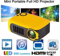 Mini projecteur A2000, mini projecteur de poche, 1000 lumens, projecteur LED, vidéo projecteur, projecteur de cinéma maison