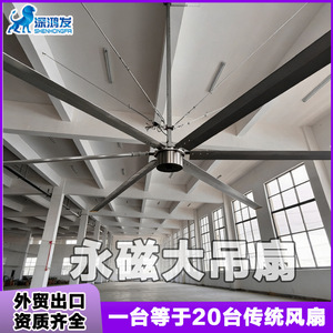 Industrial Ceiling <b>Fan</b> 54in Aluminum Alloy Blades Axial <b>Fan</b> For Workshop Warehouse Ventilation Cooling - Product Image 5