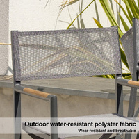 Chaise pliante d'extérieur moderne en alliage d'aluminium bon marché pour restaurant, café, camping, chaise de réalisateur portable pour parc, école, cour intérieure