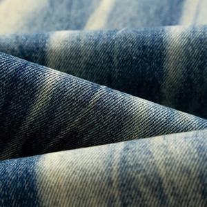 Pantalones Vaqueros Nuevos para Hombre - Diseño Tie Dye en Degradado Azul Beige, Efecto Lavado Retro, Adecuados para Tendencias de Moda Retro - Product Image 5