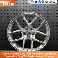 Jantes forgées IGUDE 19-22, ajustement décalé 5x112 5x120 5x130, finition brossée pour Porsche BMW Audi Mercedes