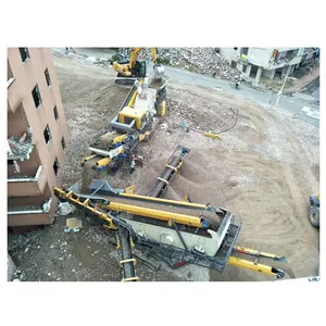High Quality 300t Mobile Diesel Engine Small Jaw Crusher Used On Mining