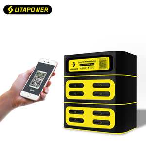 Bornes <span class=keywords><strong>de</strong></span> location <span class=keywords><strong>de</strong></span> batteries externes pour téléphones portables, empilables, 8 emplacements, <span class=keywords><strong>code</strong></span> QR, station <span class=keywords><strong>de</strong></span> <span class=keywords><strong>recharge</strong></span> rechargeable - Product Image 1