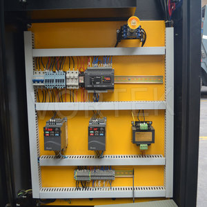 PCP-B Woodworking Machine 2 <b>Clamping</b> Platforms Cabinet Electro-mechanical Press with Touch Screen Control Panel - Product Image 2
